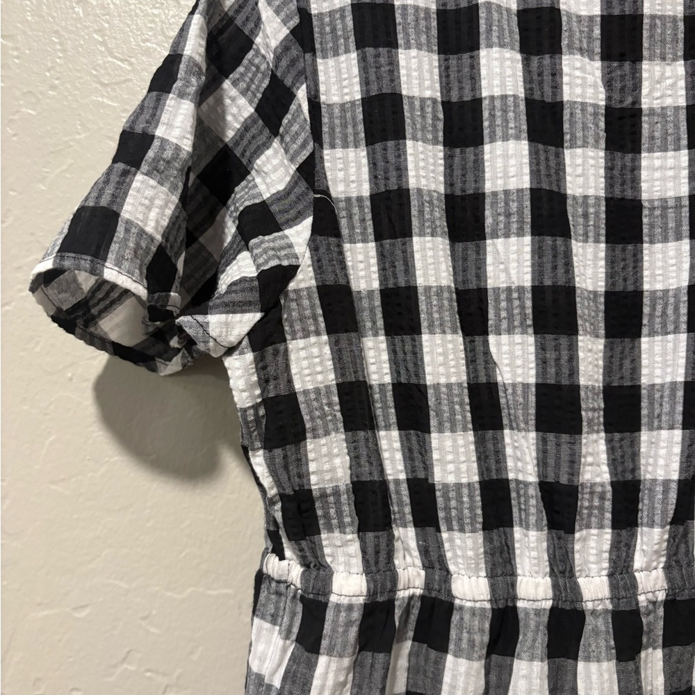 Croft & Barrow Black & White Checkered Dress - Picture 8 of 8